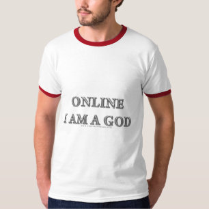 Camiseta En línea soy dios