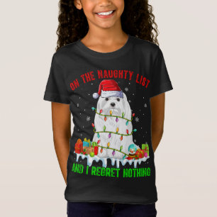 Camiseta En lista traviesa y me arrepiento de que no haya n