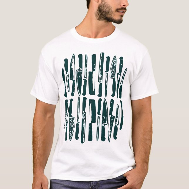 Camiseta En lona y en dicción - Verde oscuro (Anverso)
