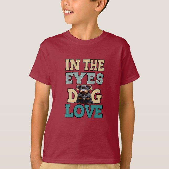 Camiseta En Los Ojos De Un Perro Amor (Anverso)