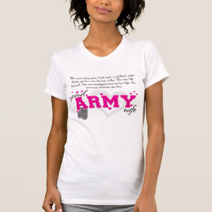 Camiseta En los ojos de un soldado - esposa orgullosa del