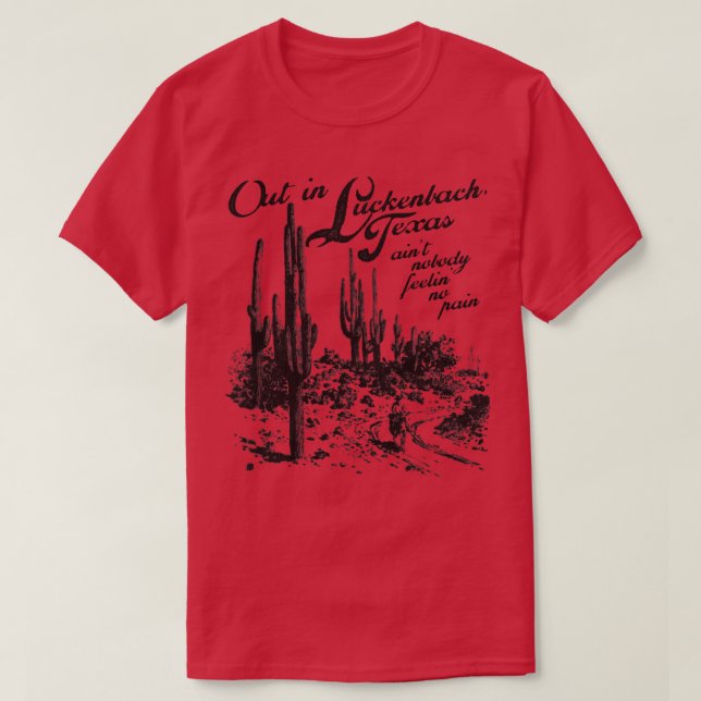 Camiseta En Luckenbach Texas (Diseño del anverso)