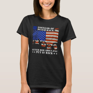 Camiseta En Lugar De Construir Mejor Cómo Simplemente Poner