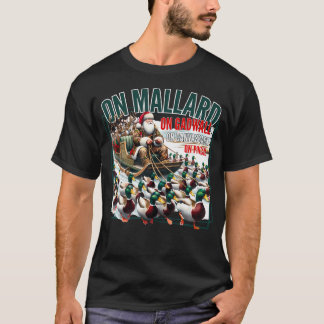 Camiseta En Mallard On Gadwall Navidades Funny Duck Hunting