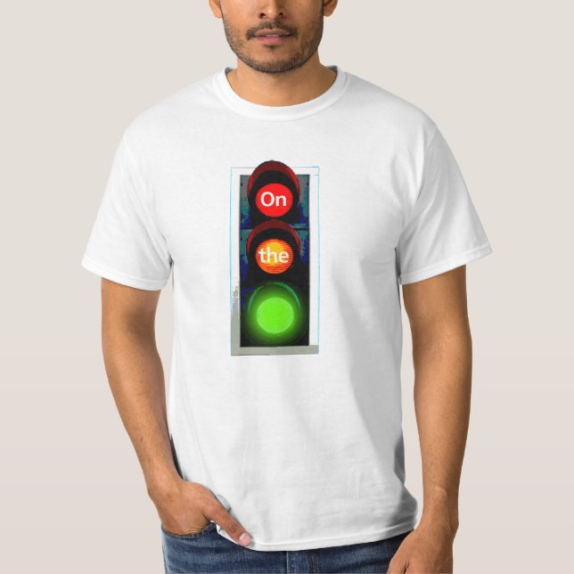 Camiseta En marcha - Luces de tráfico (Anverso)