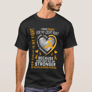 Camiseta En marzo llevamos naranja Gran tía esclerosis múlt