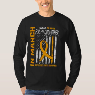 Camiseta En marzo llevamos naranja madrina esclerosis múlti