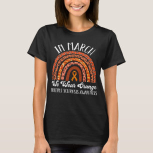 Camiseta En Marzo Usamos La Cinta Naranja MS Warrior Multip