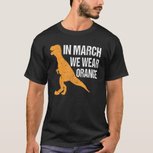 Camiseta En Marzo Usamos La Naranja Ms Awareness Múltiple S