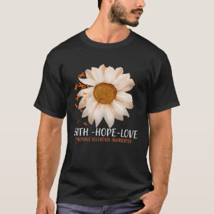 Camiseta En Marzo Usamos La Naranja Ms Flower Multiple Scle