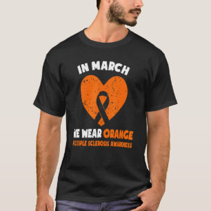 Camiseta En Marzo Usamos La Naranja Ms Multiple Sclerosis A