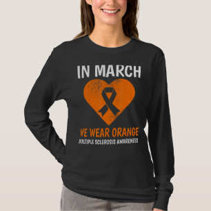 Camiseta En Marzo Usamos La Naranja Ms Multiple Sclerosis A