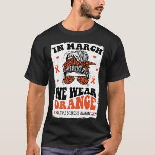 Camiseta En Marzo Usamos Múltiples Naranjas MS Warrior Retr