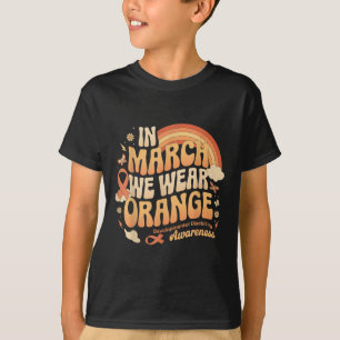 Camiseta En Marzo Usamos Naranja - Discapacidad Para El Des