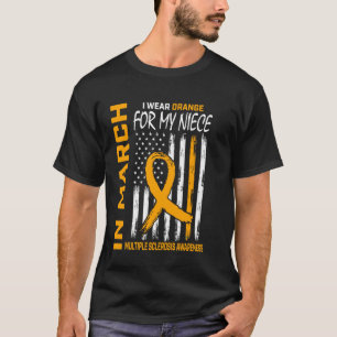 Camiseta En marzo uso naranja por mi sobrina esclerosis múl