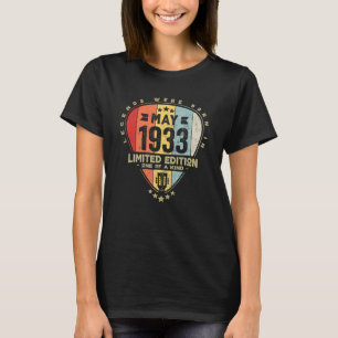 Camiseta En Mayo De 1933 Nacieron Leyendas De púa de guitar
