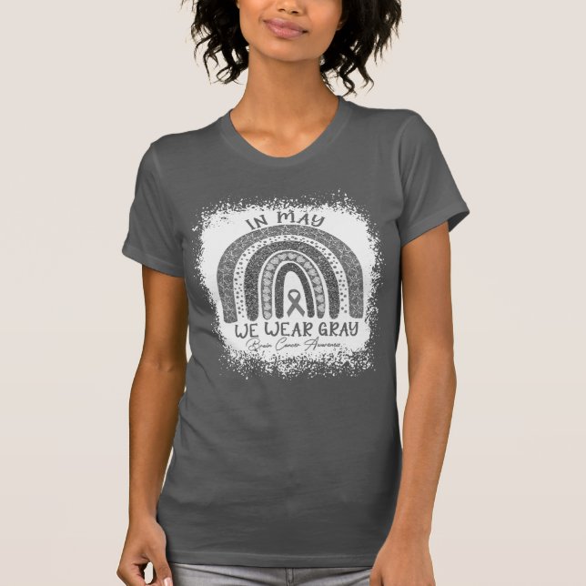 Camiseta En mayo, llevamos conocimiento sobre el cáncer de  (Anverso)