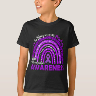 Camiseta En Mayo Usa Cinta Morada Para Concienciar Sobre La