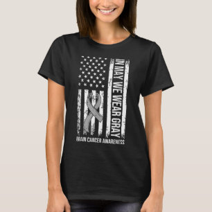 Camiseta En Mayo Usamos Cáncer Gris De Cinta Gris Conscient