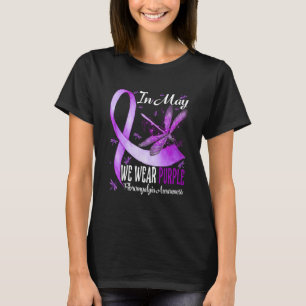 Camiseta En Mayo Usamos Conciencia De La Fibromialgia Morad