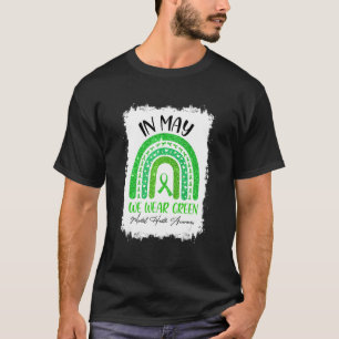 Camiseta En Mayo Usamos Conciencia De Salud Mental De Cinta