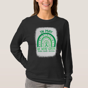 Camiseta En Mayo Usamos Conciencia De Salud Mental Verde 20