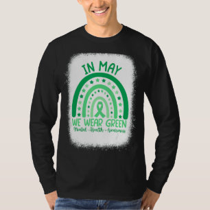 Camiseta En Mayo Usamos Conciencia De Salud Mental Verde 20