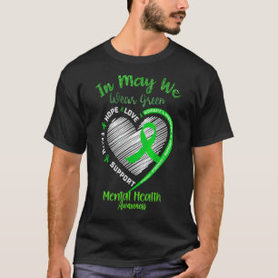 Camiseta En Mayo Usamos Corazón de Concienciación sobre Sal