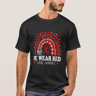 Camiseta En Mayo Usamos El Rojo Para Concienciar Sobre El A