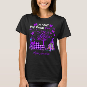 Camiseta En Mayo Usamos La Conciencia Del Lupus Morado