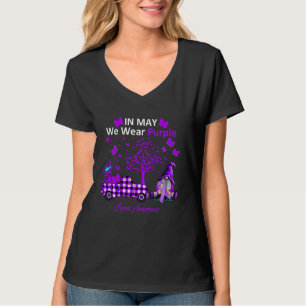 Camiseta En Mayo Usamos La Conciencia Del Lupus Morado