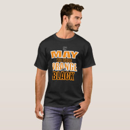 Camiseta En mayo usamos naranja Aficionado de hockey de pl