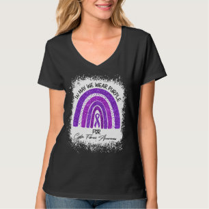 Camiseta En Mayo Usamos Púrpura Para Awarenes De Fibrosis Q