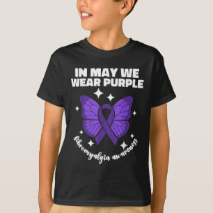 Camiseta En Mayo Usamos Púrpura Para Concienciar A La Fibro