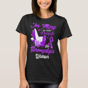 Camiseta En Mayo Usamos Púrpura Para Fibromialgia Guerrero 