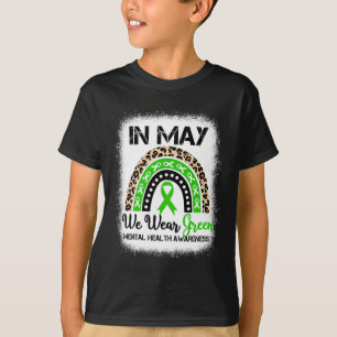 Camiseta En Mayo Usamos Un Mes Verde De Concienciación En S