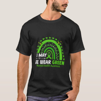 Camiseta En mayo usamos verde para la conciencia de la salu