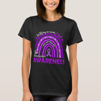 Camiseta En mayo, use la cinta morada para la conciencia de