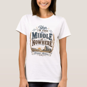 Camiseta En medio de la nada Glasgow Montana