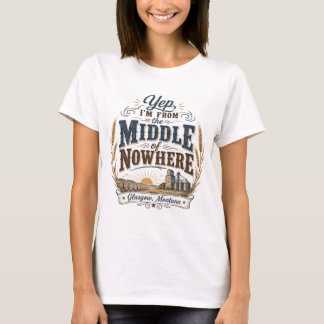 Camiseta En medio de la nada Glasgow Montana