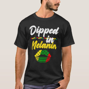 Camiseta En Melanin, Para Afroamericanos De Histo Negro