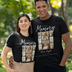 Camiseta En Memoria 8 Collage Fotográfico Memorial