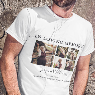Camiseta En Memoria   9 Collage de Fotos   Memorial