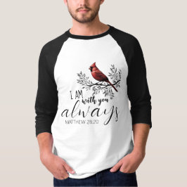 Camiseta En Memoria Amorosa: Cardenal Rojo
