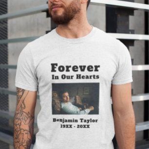 Camiseta En Memoria Amorosa Foto Por Siempre en Nuestros Co