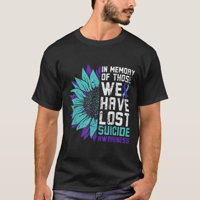 Camiseta En memoria Concienciación suicida, prevención del  (Anverso)