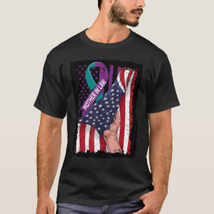 Camiseta En memoria de la madre en la ley Conciencia sobre 