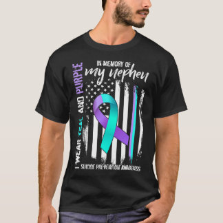 Camiseta En Memoria De La Prevención De Conciencia Sobre El
