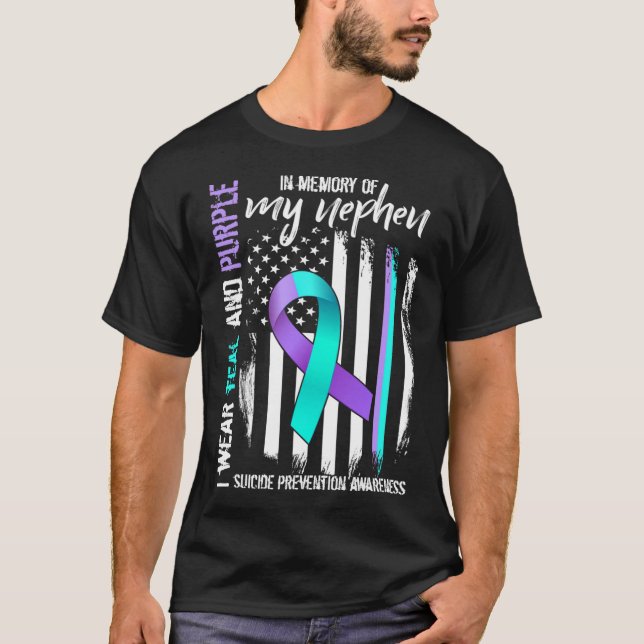 Camiseta En Memoria De La Prevención De Conciencia Sobre El (Anverso)