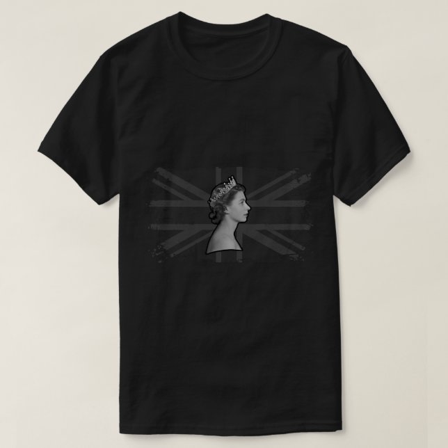 Camiseta En Memoria De La Reina Isabel (Diseño del anverso)